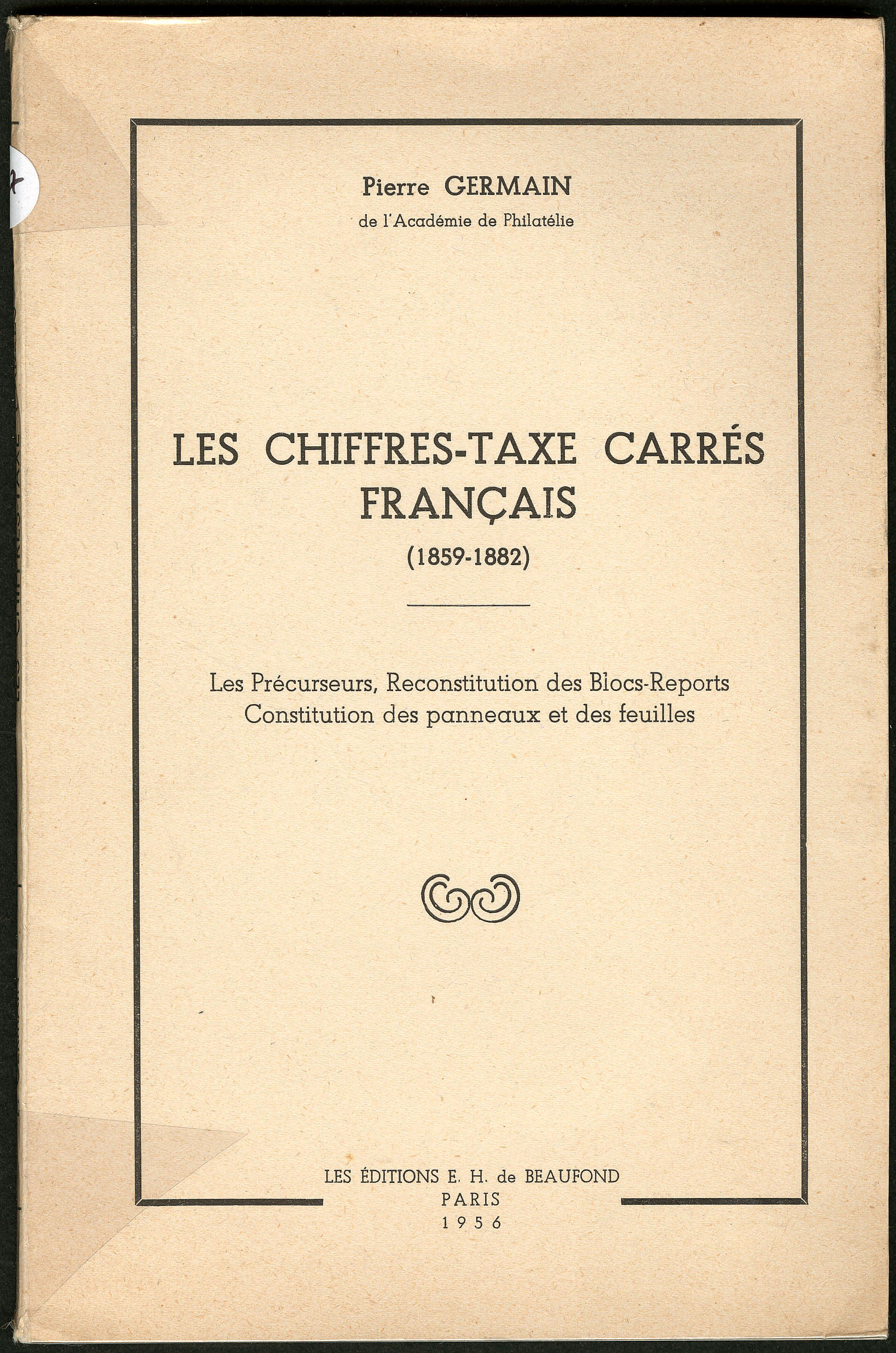 CARNETS DE TIMBRES-POSTE FRANCE ET COLONIES - A. TEISSIER - 1956.